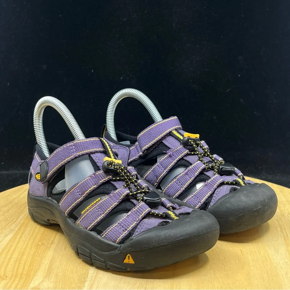 Kids Keen Newport Waterproof Sandals Shoes Size 3Y Light Purple Outdoor Hiking